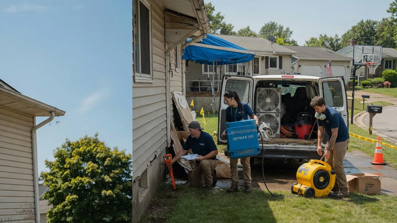 Ceiling Leak Cleanup in Gasburg, VA near me